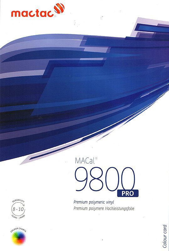 Signfilm Mactac 9800 Colors 123cm