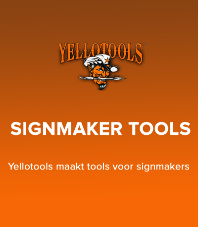 sleuf viel behuizing Signfilm | YelloTools Sign Tools