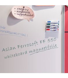 Aslan FF 550 FerroSoft Magnetic Whiteboard 100cm