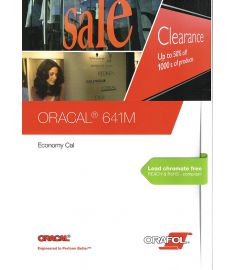 Oracal 641 MATTE White Transparent 126cm