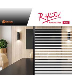 Reflectiv INT 234 Decreasing White Stripes Width 152cm