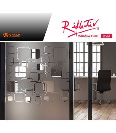 Reflectiv INT 468 Frosted Squares Width 152cm